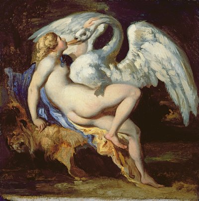 Leda and the Swan by Theodore Gericault